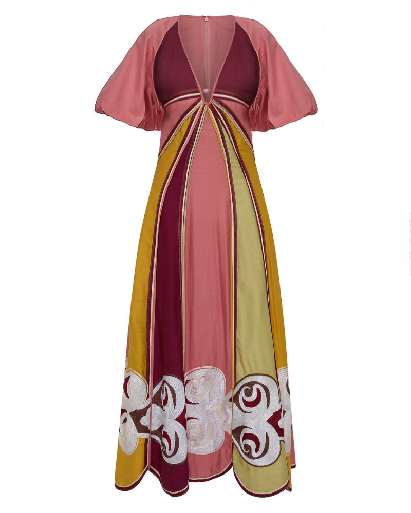Twin Rivers Curve Panel Dress
