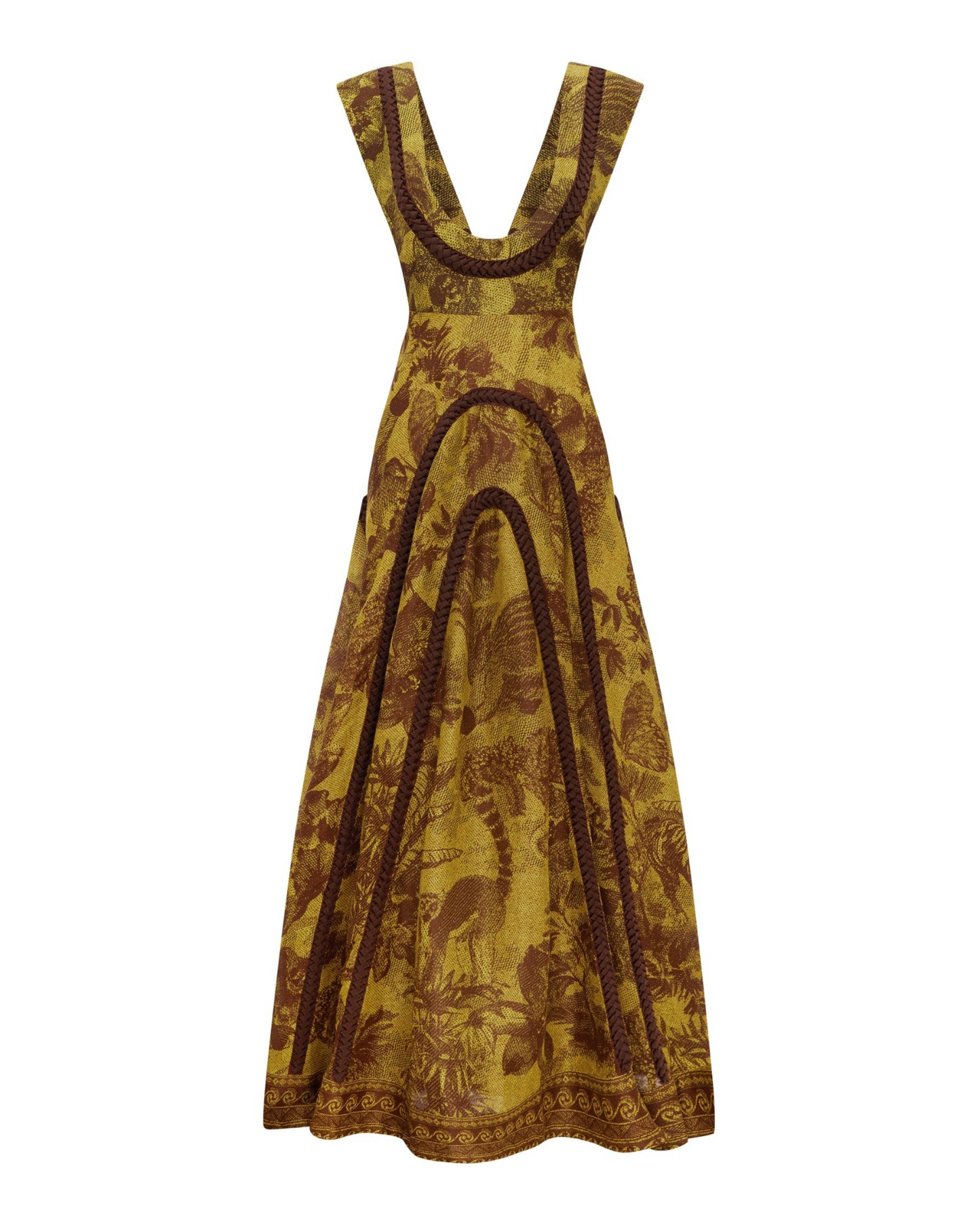 Charley Scoopneck Dress in Linen Blend