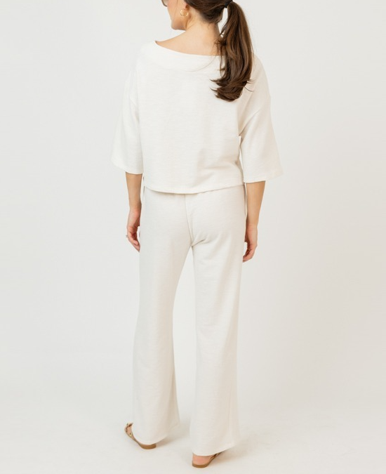 Boatneck Pants Set