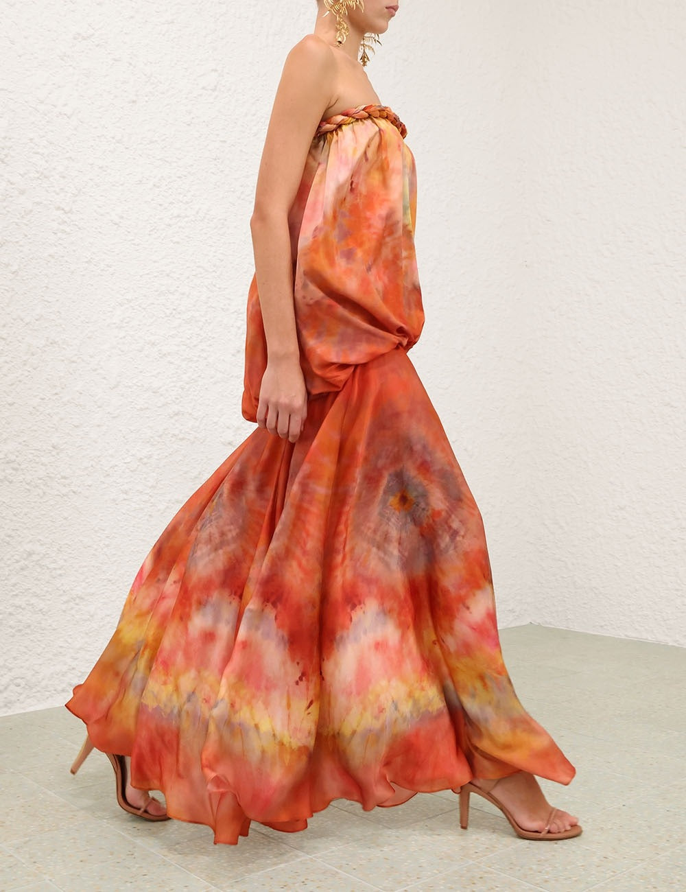 Luna Twist Bandeau Gown