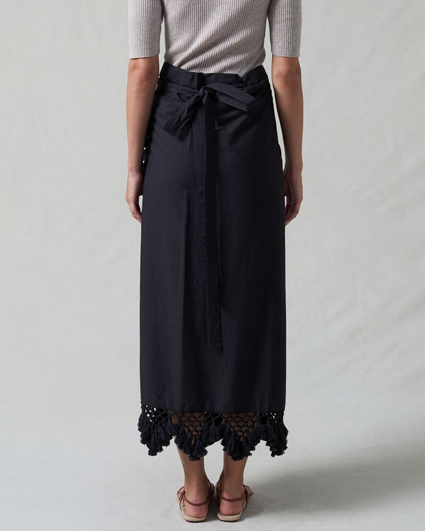 Crocheted Wrap Skirt