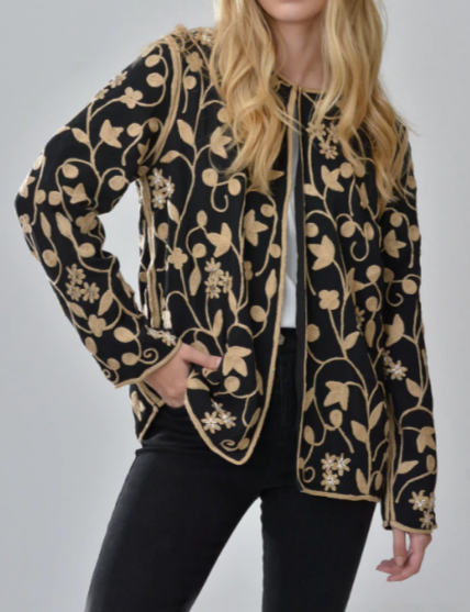 Chic Floral Jacket