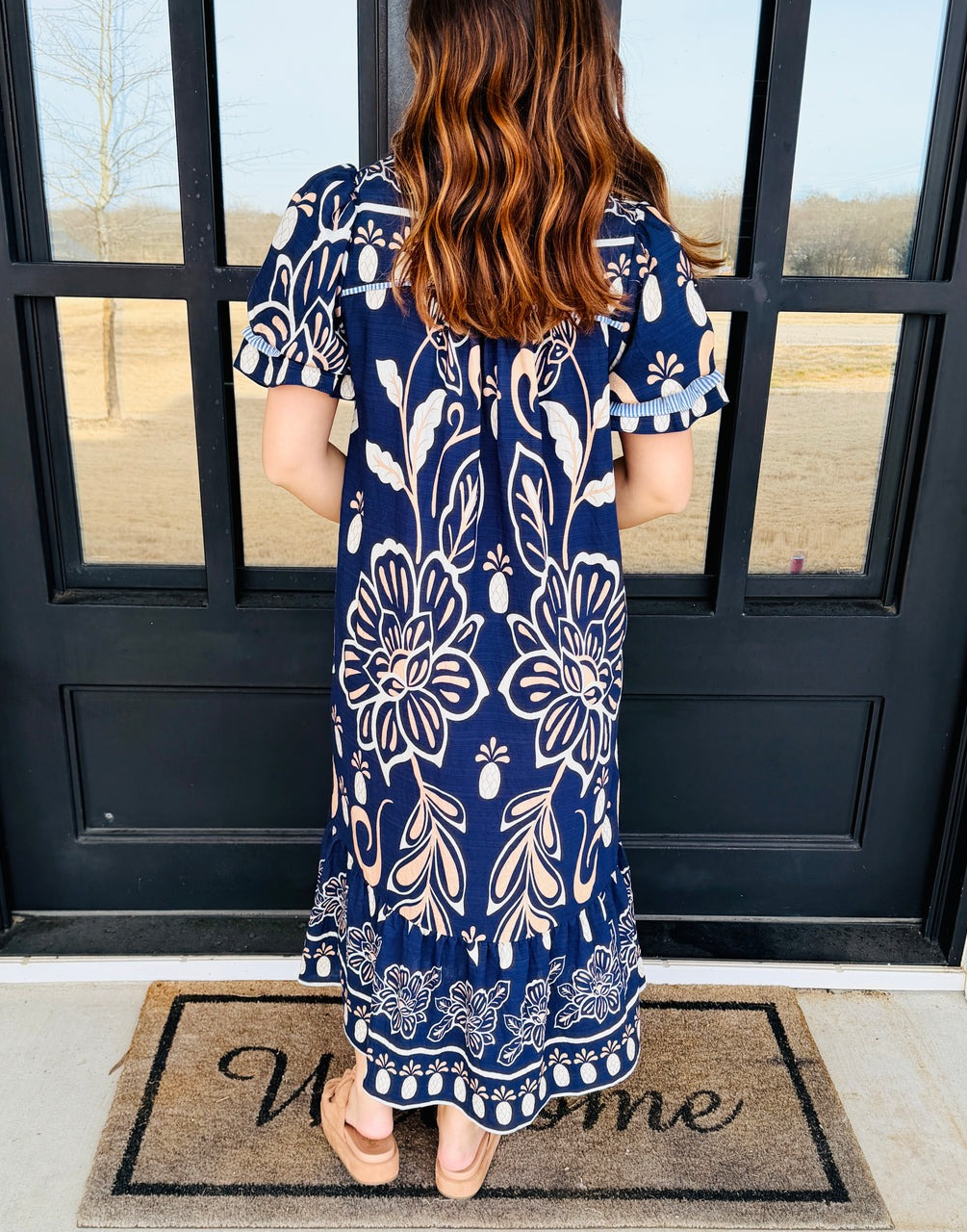 Remember My Love Puff Sleeved Midi Dress