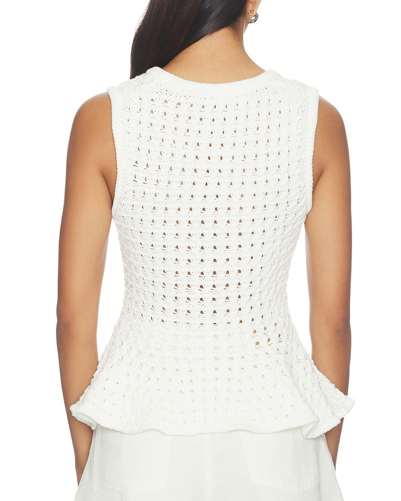 Openwork Sweater Tank