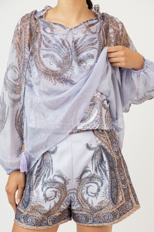 Paisley Print Set