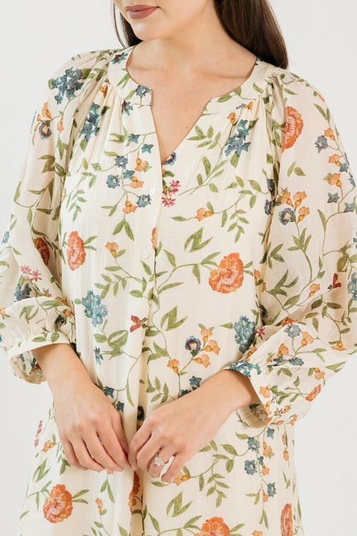 Flowy Floral Maxi Dress