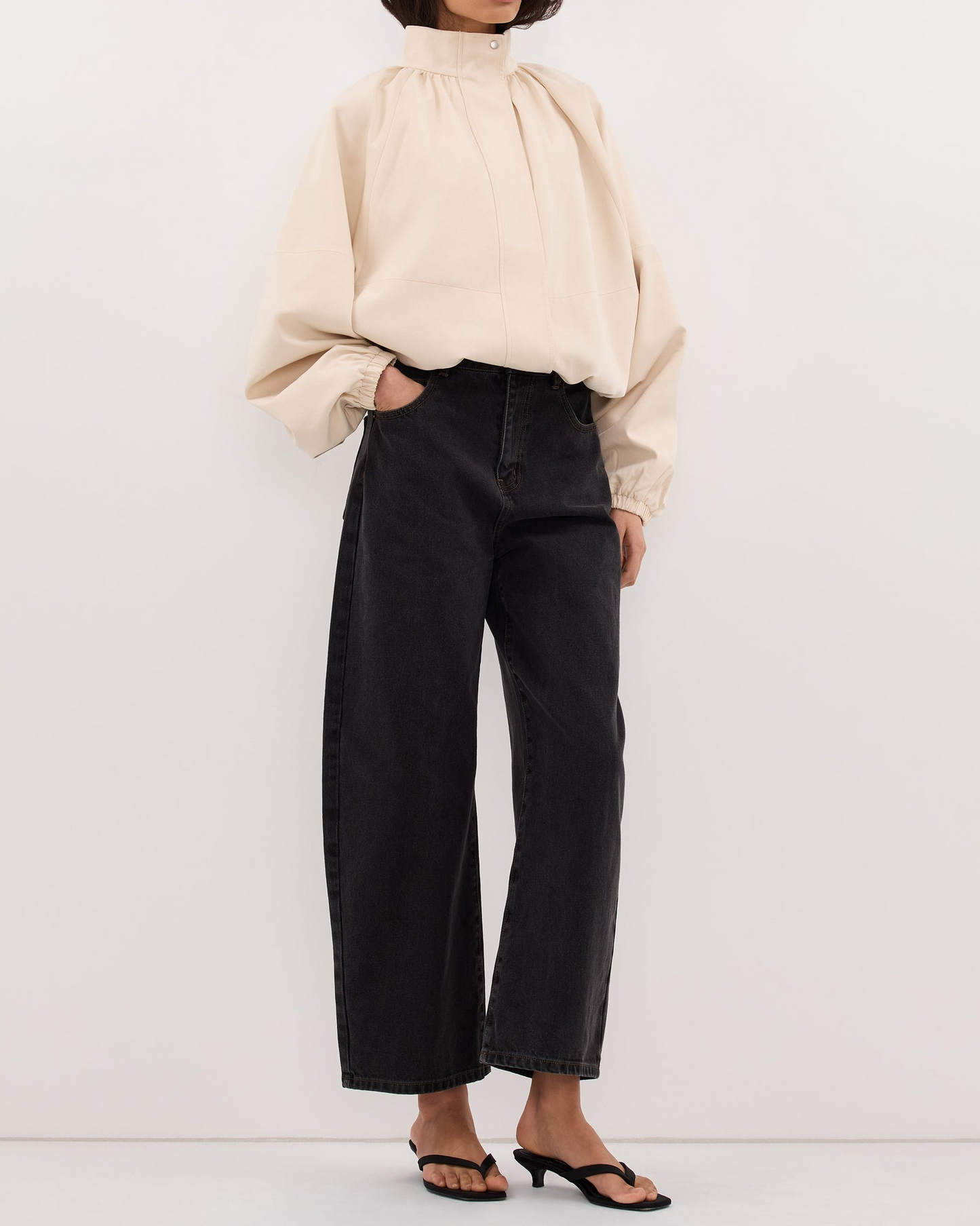 Long Sleeve Batwing Lightweight Jacket