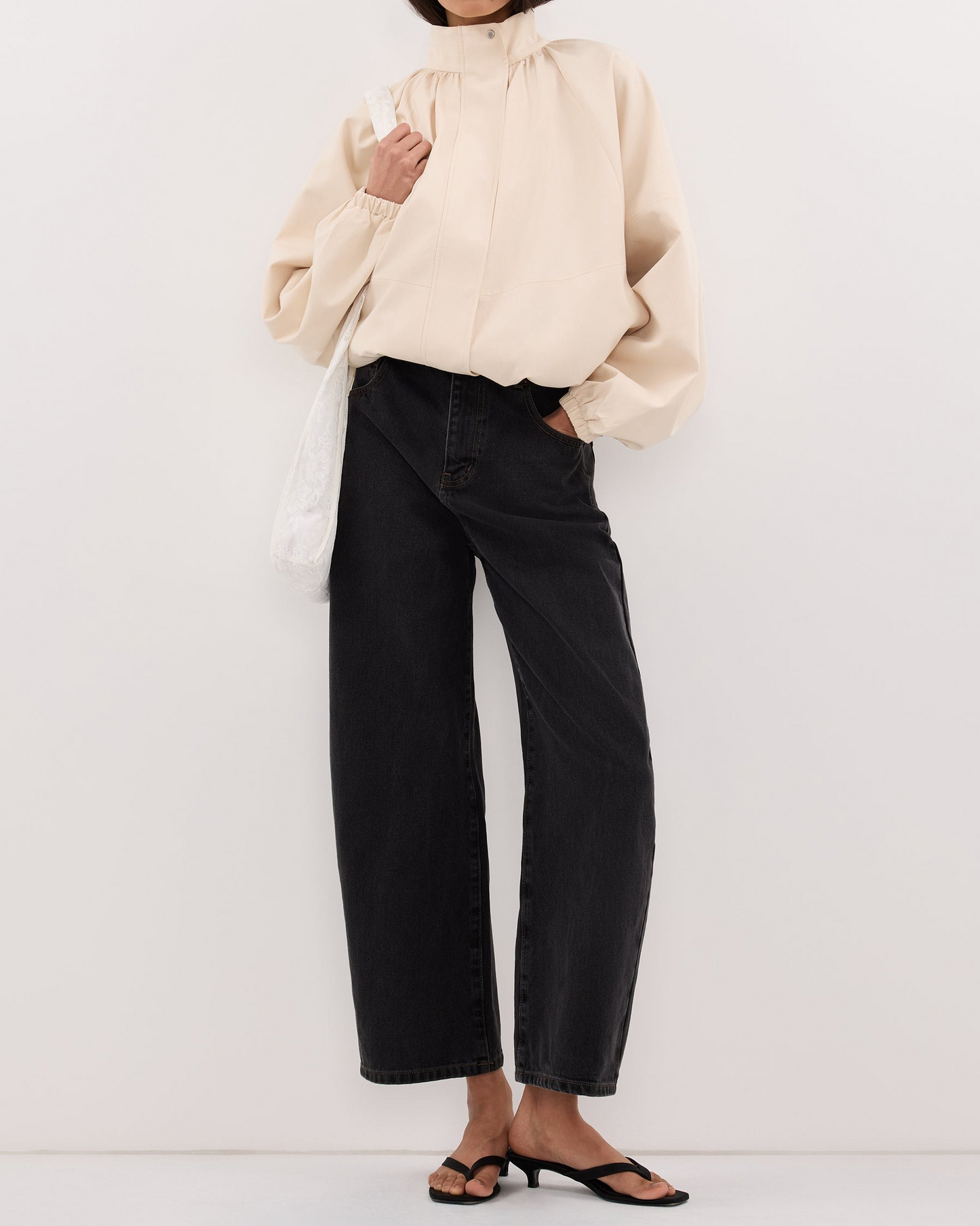 Long Sleeve Batwing Lightweight Jacket