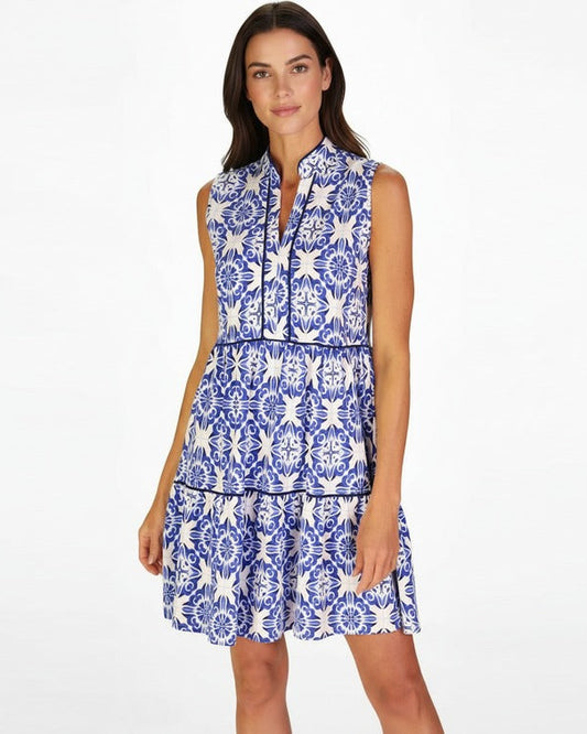 Robin Dress in Amalfi Tiles