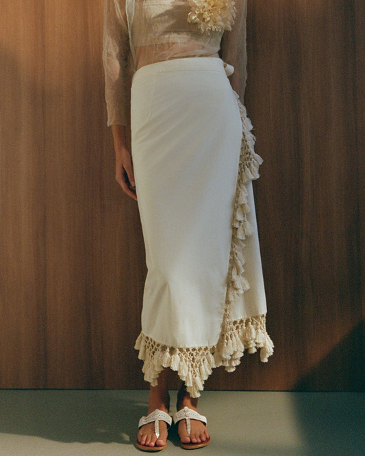 Crocheted Wrap Skirt