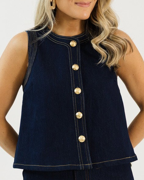 Chloe Denim Top