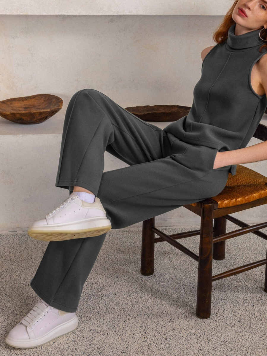 Neutral Knit Co-Ord Loungewear Set
