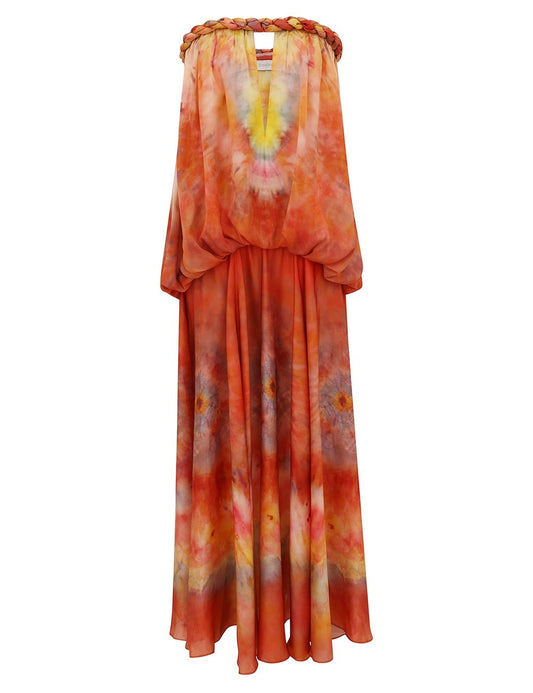 Luna Twist Bandeau Gown
