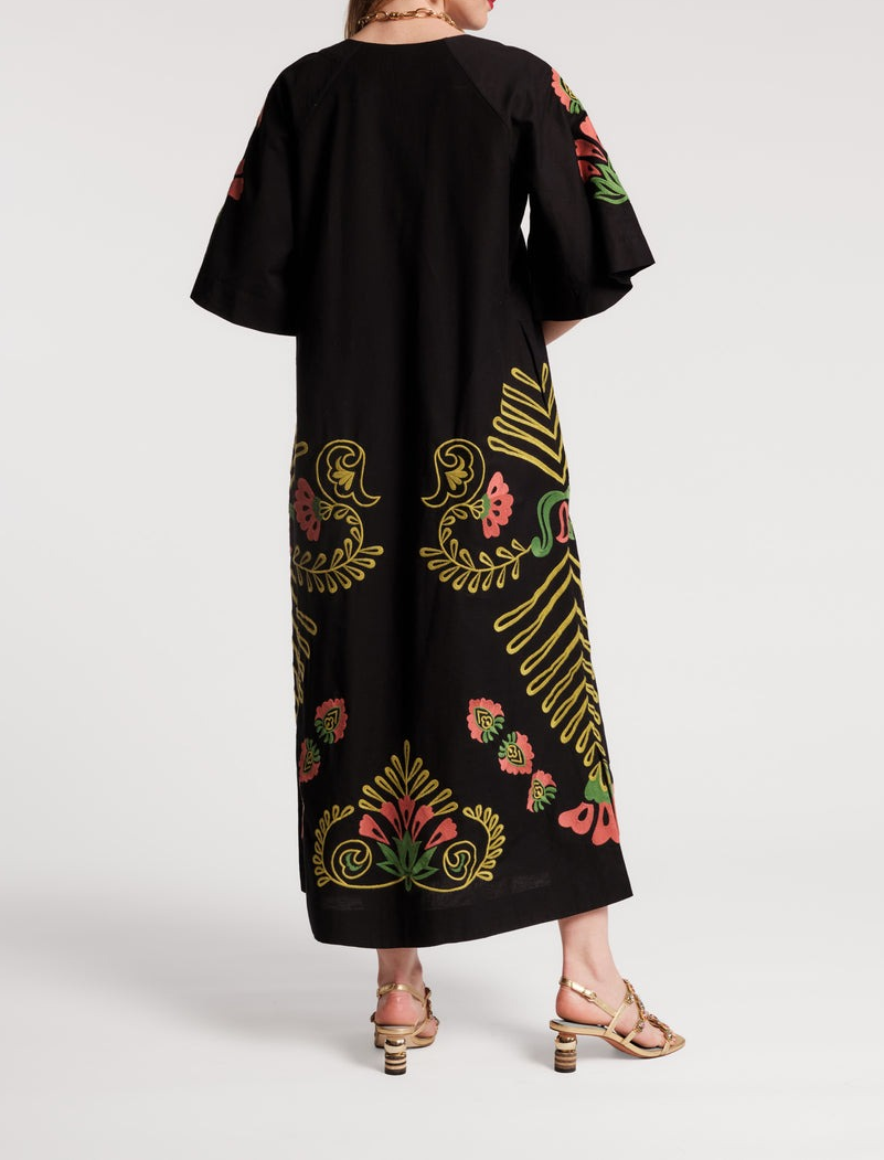 Embroidered Charming Caftan