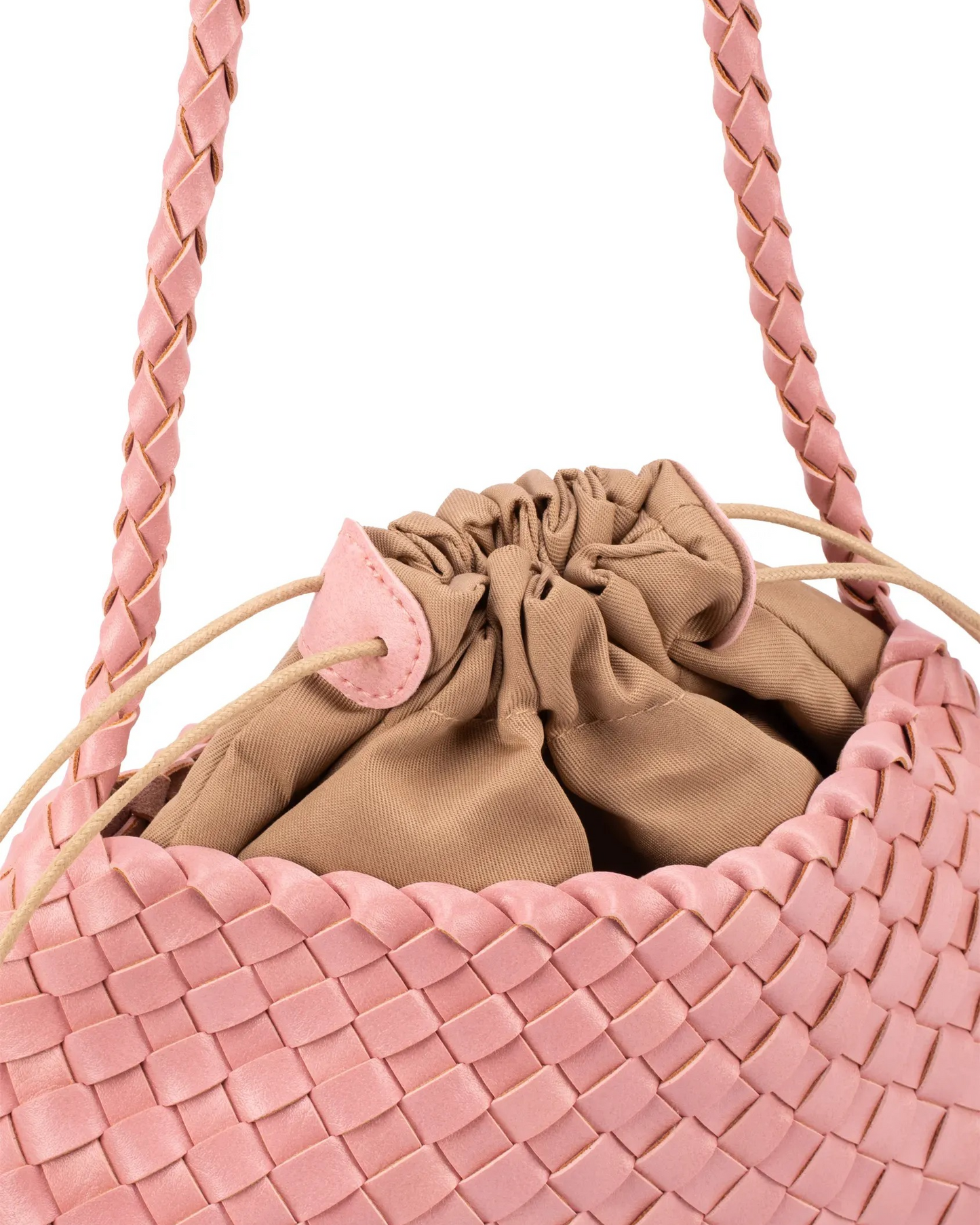 Woven Leather Shoulder Bag