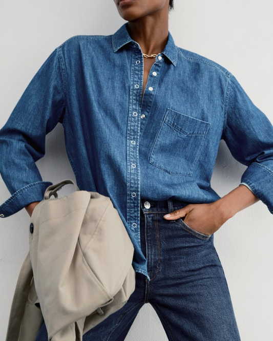 Oversized Denim Shirt