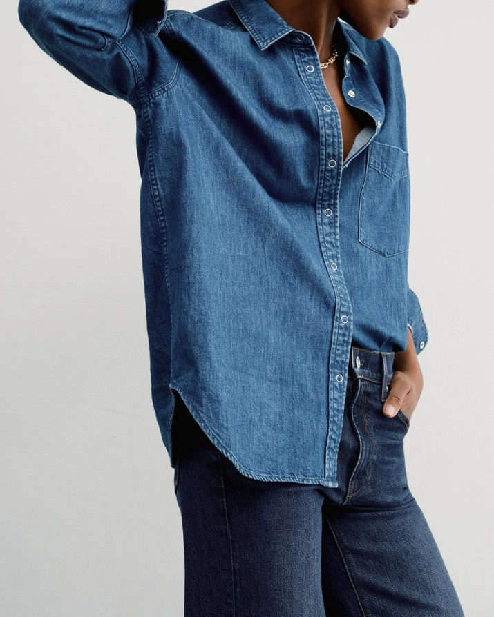 Oversized Denim Shirt