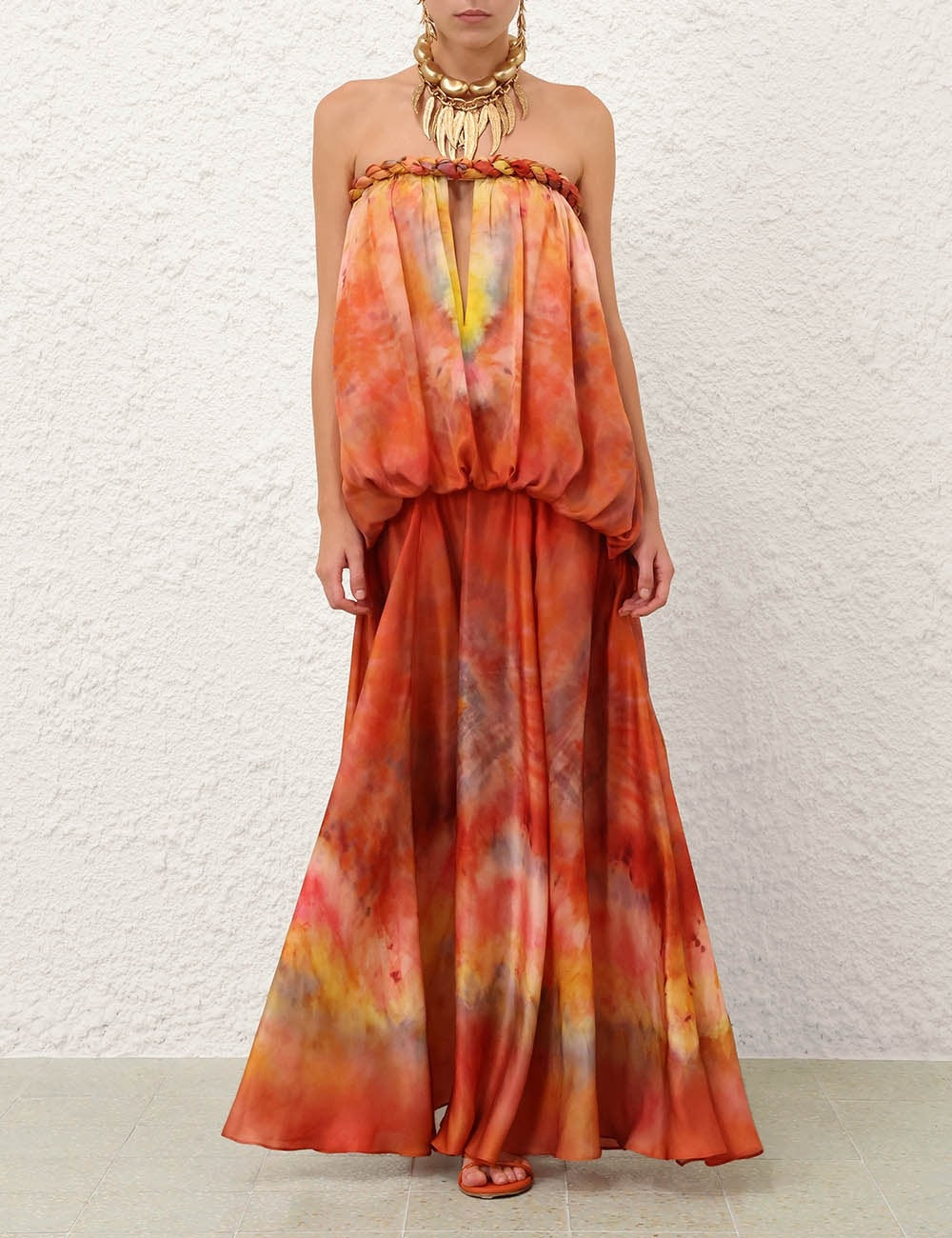 Luna Twist Bandeau Gown