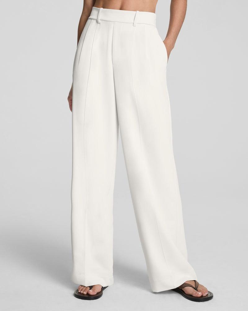 Pleated Wide Leg Pant