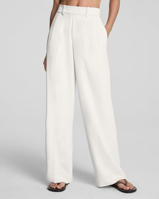 Pleated Wide Leg Pant