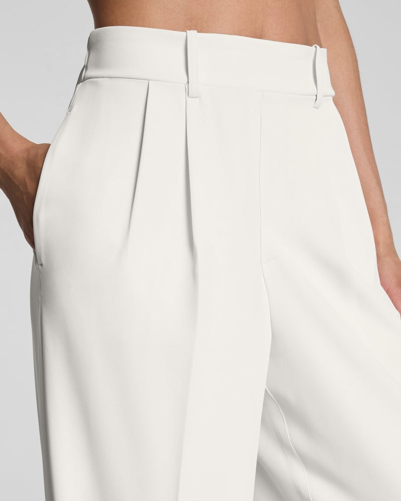 Pleated Wide Leg Pant