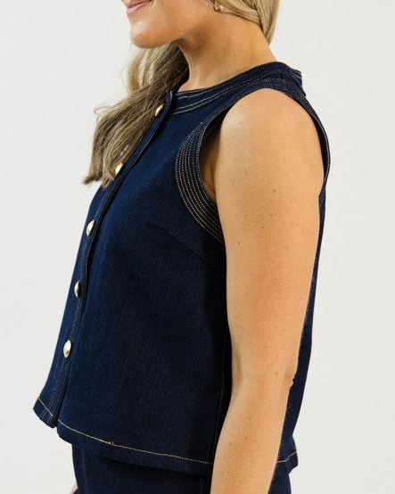 Chloe Denim Top