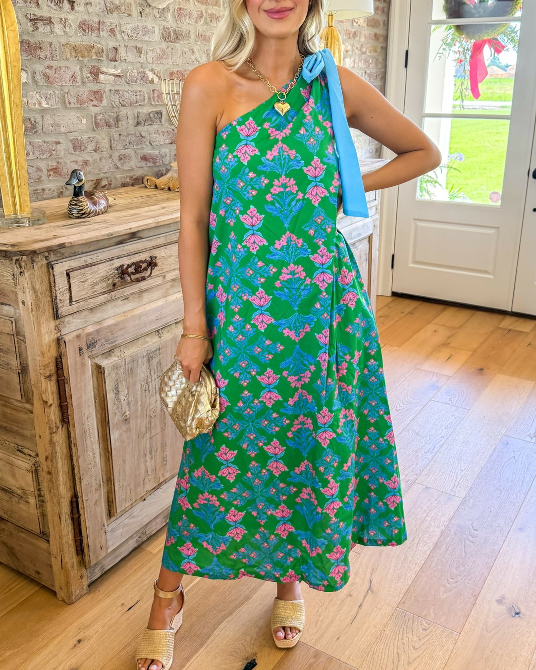 Alexa One Shoulder Maxi Dress