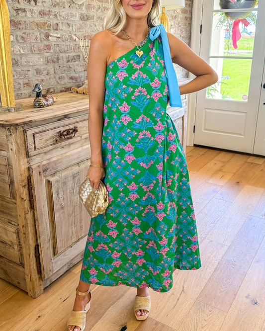 Alexa One Shoulder Maxi Dress