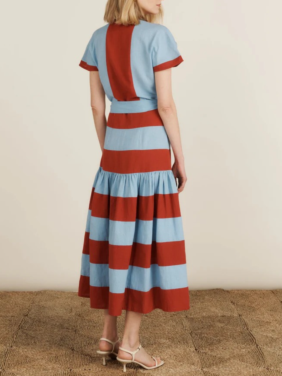 Chic And Stylish V-neck Dress