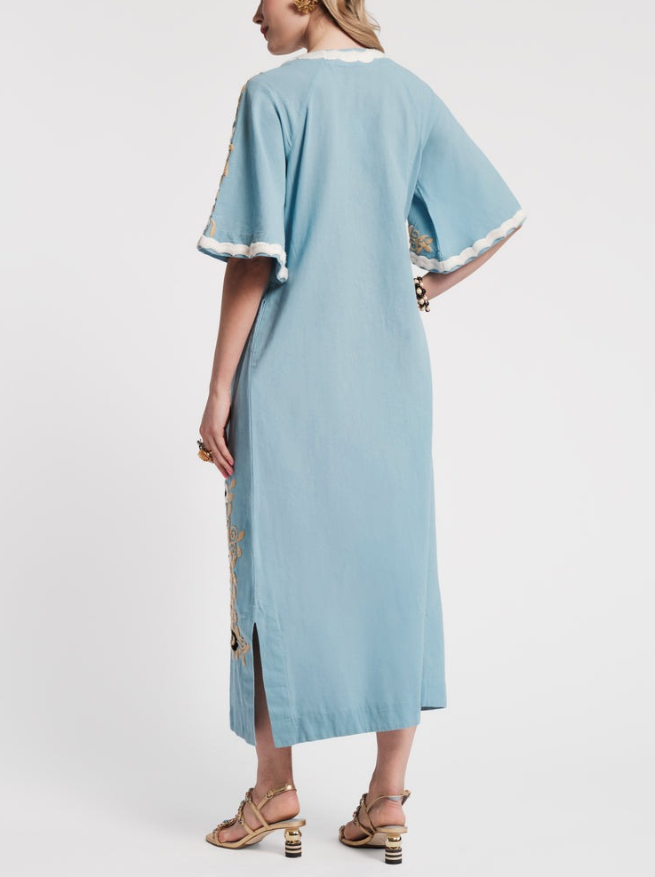 Embroidered Charming Caftan