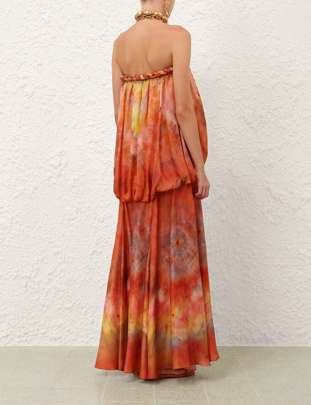 Luna Twist Bandeau Gown