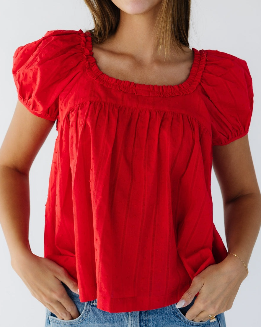 The Stadium Ruffle Top