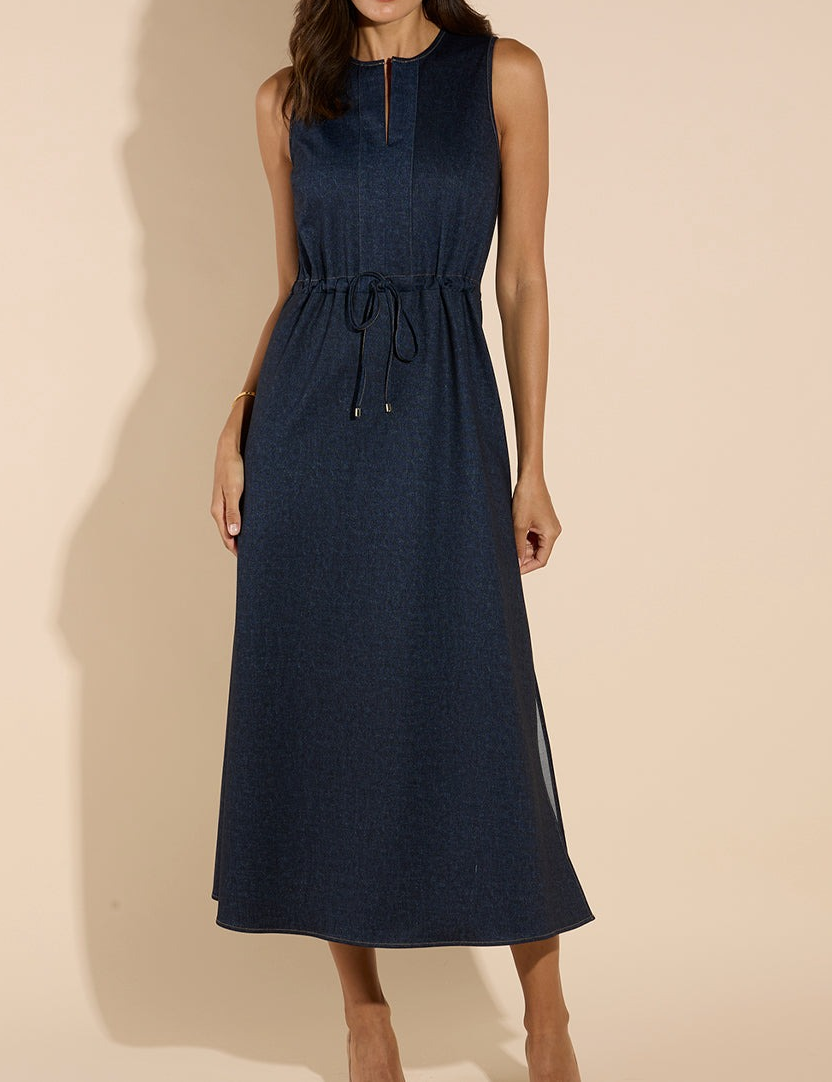 Sleeveless Straight Silhouette Dress
