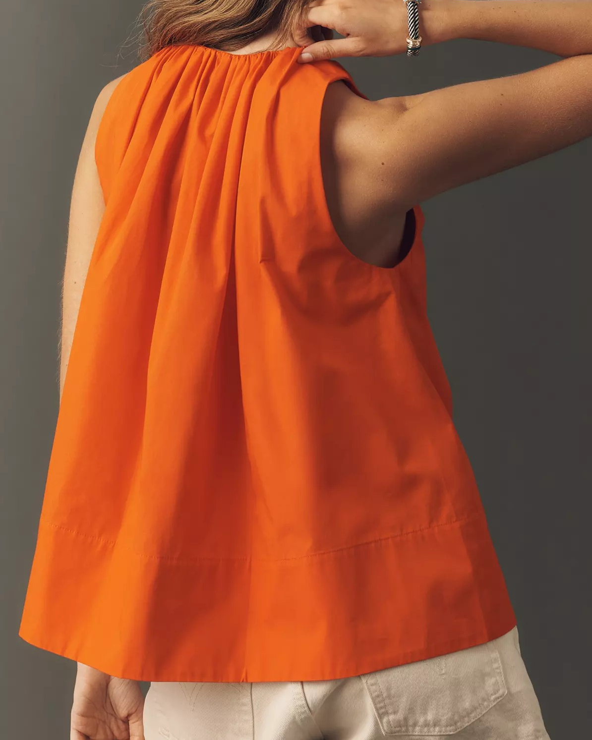 Cotton Sleeveless Swing Top