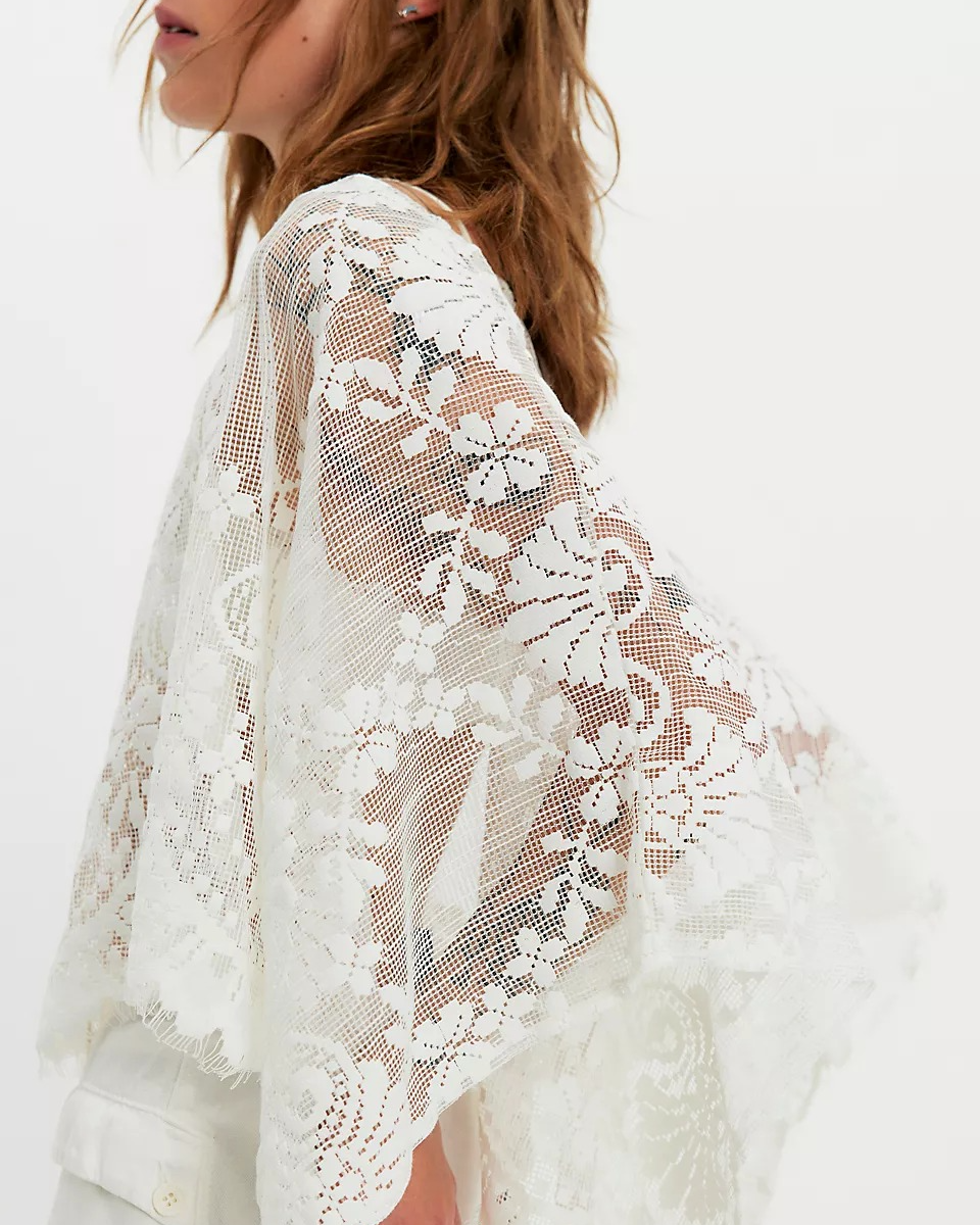 Malai Lace Poncho