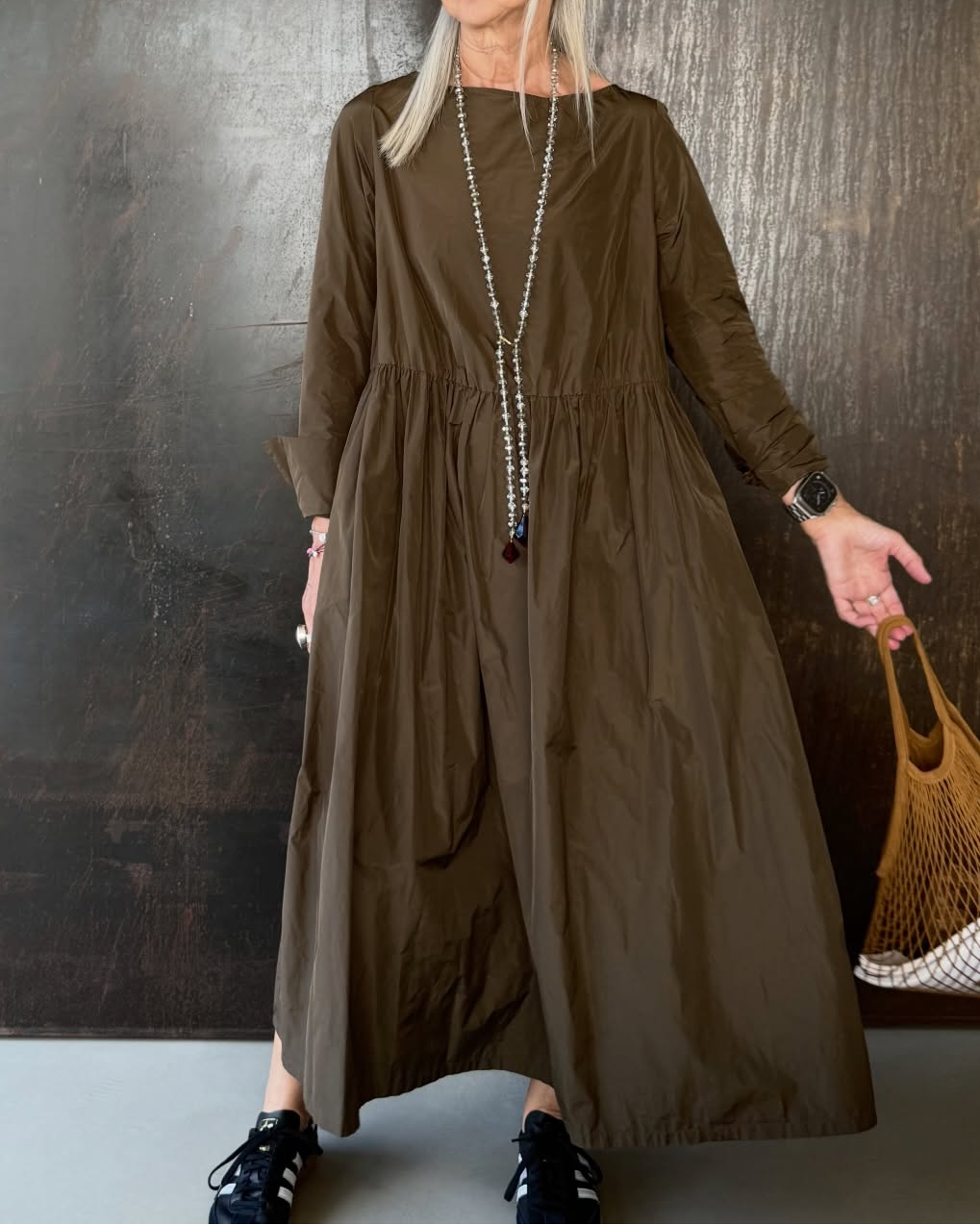 Cotton Oversized Maxi Dress