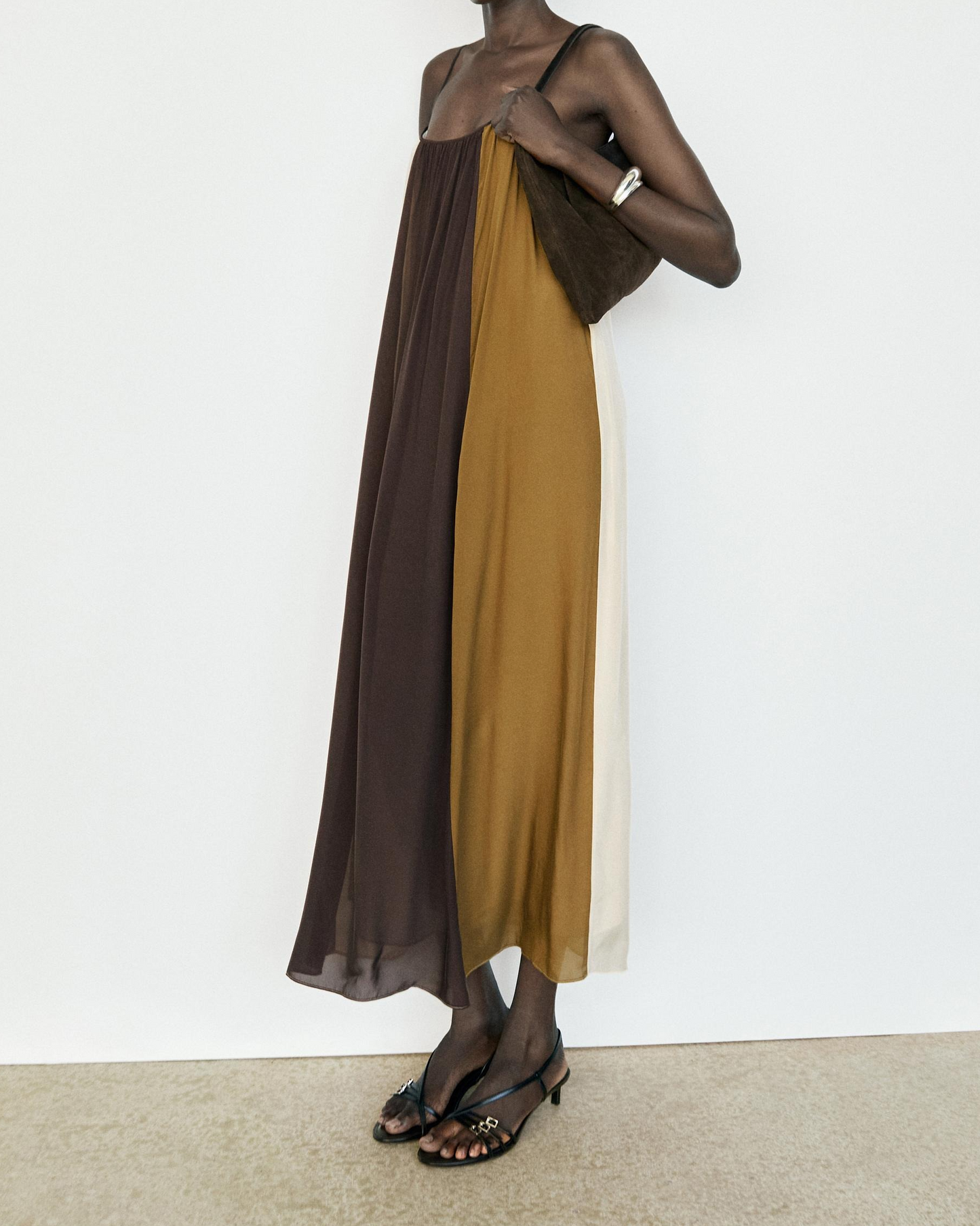 Flowing Strappy Midi Dress