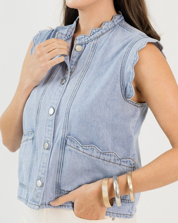 Darling Denim Vest