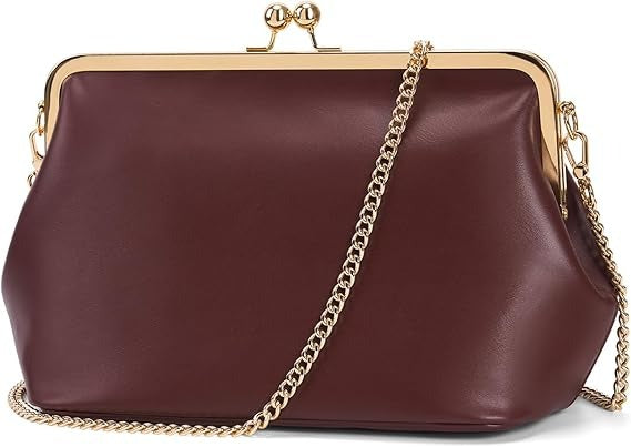Women's Kiss Lock Crossbody Bag