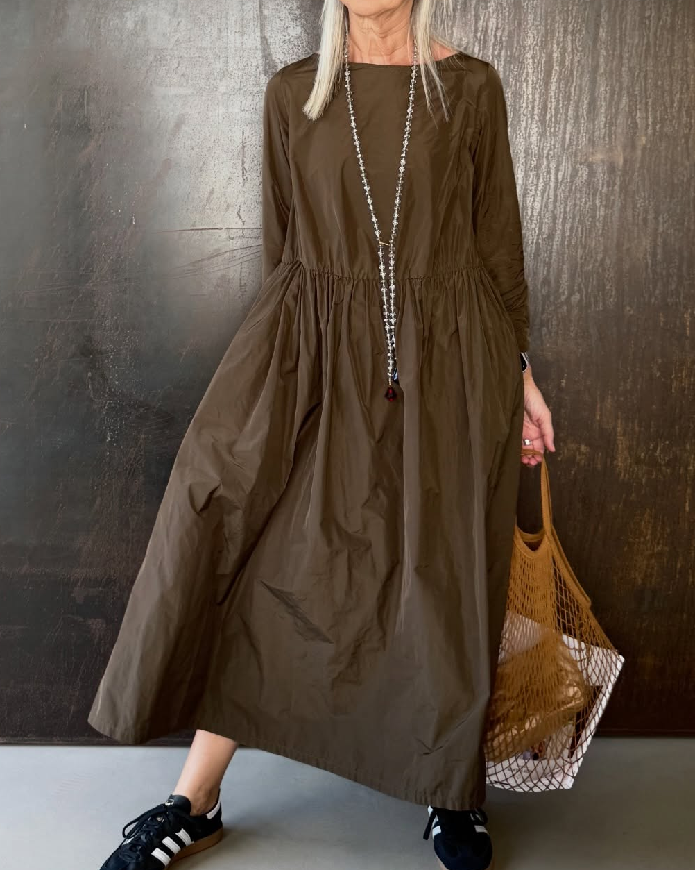 Cotton Oversized Maxi Dress