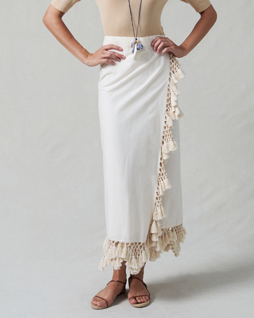 Crocheted Wrap Skirt