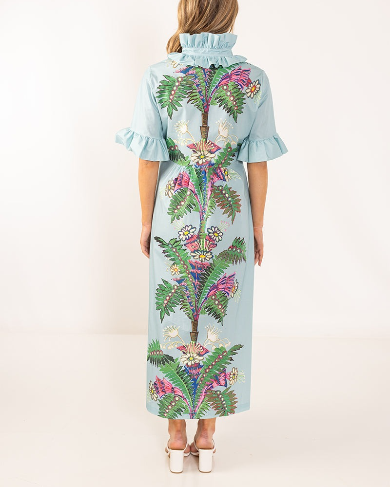 Double Ruffled Collar Dress