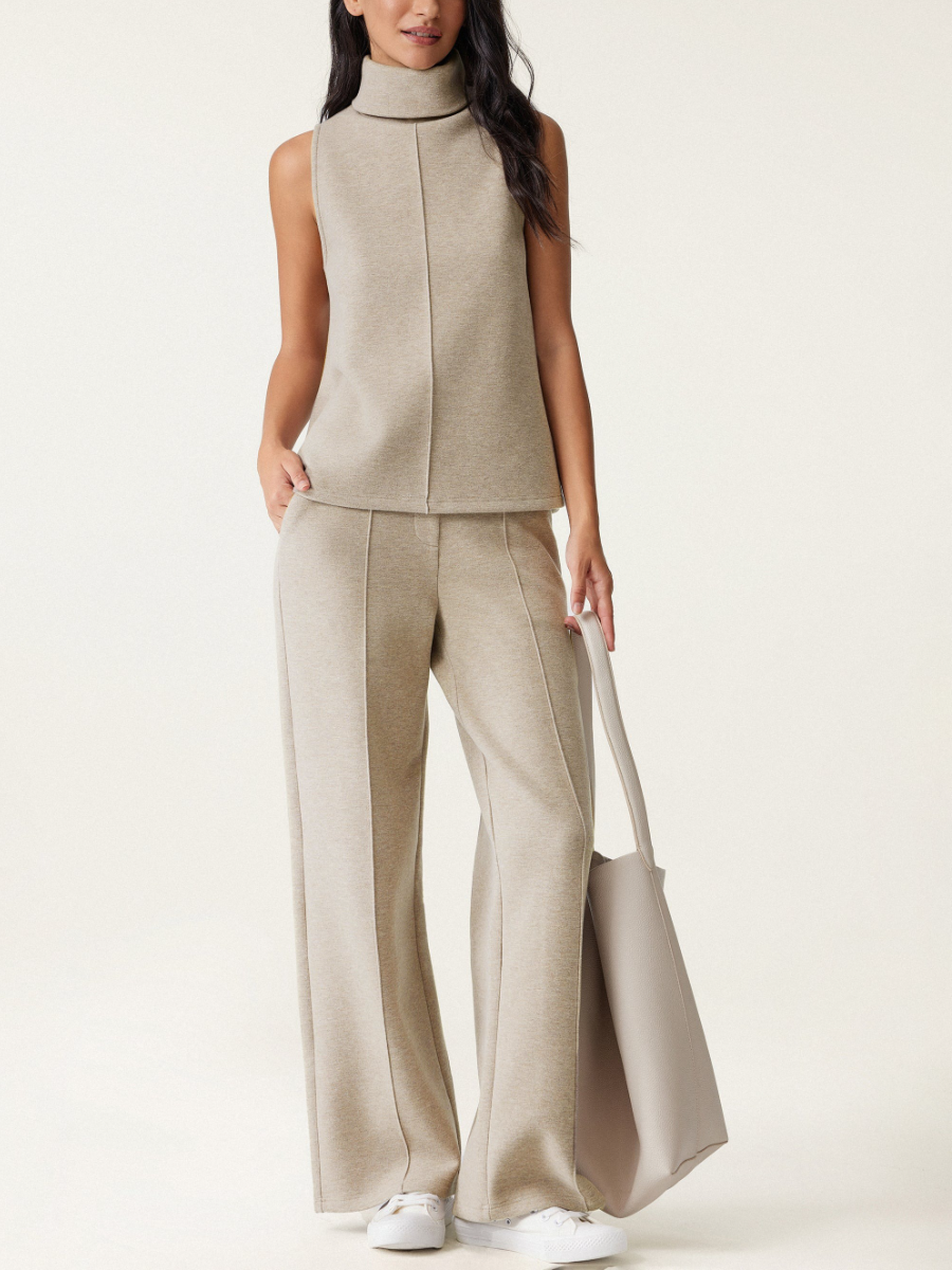 Neutral Knit Co-Ord Loungewear Set