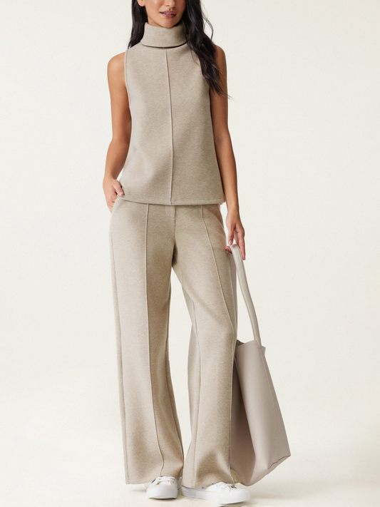 Neutral Knit Co-Ord Loungewear Set