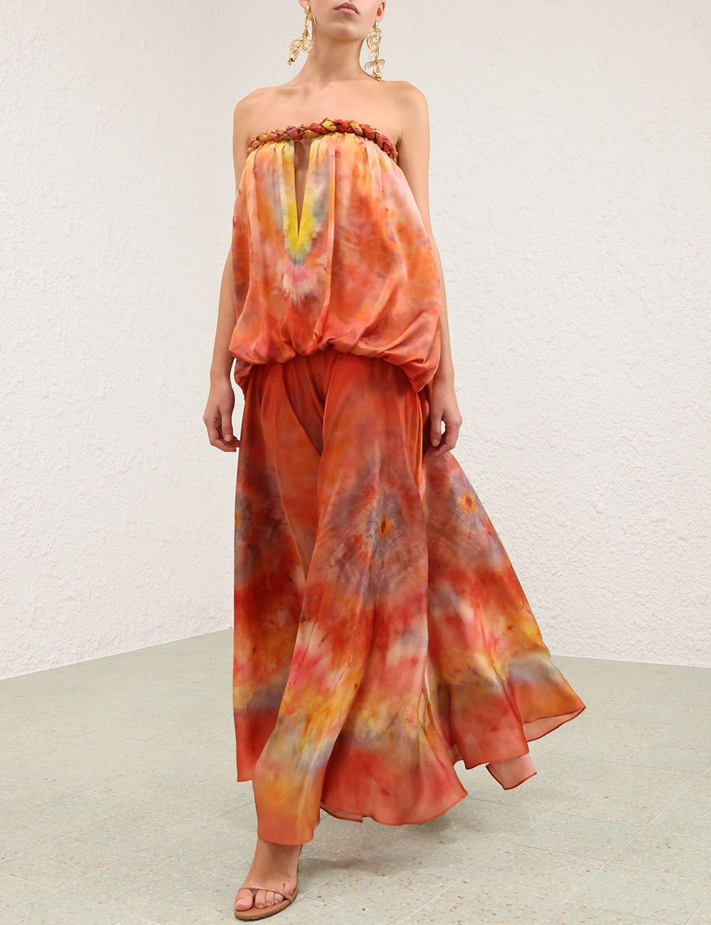 Luna Twist Bandeau Gown