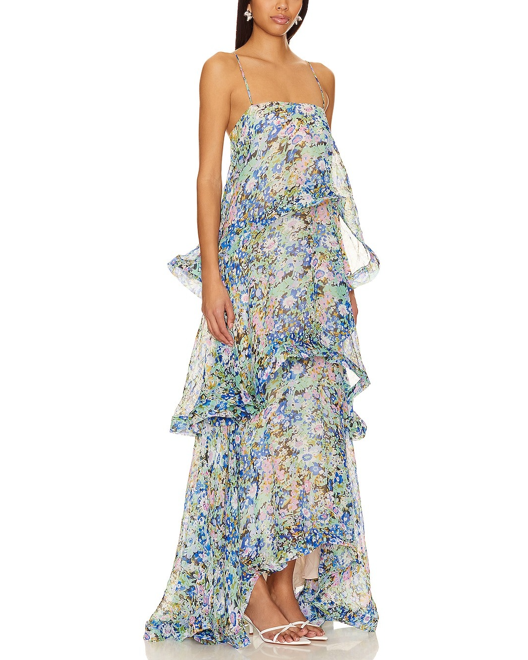 Floral Tiered Maxi Dress