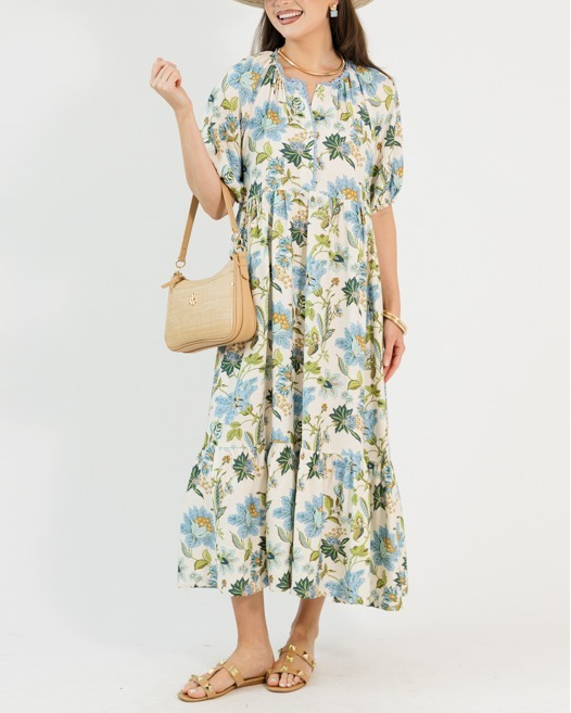 Floral Frenzy Maxi Dress