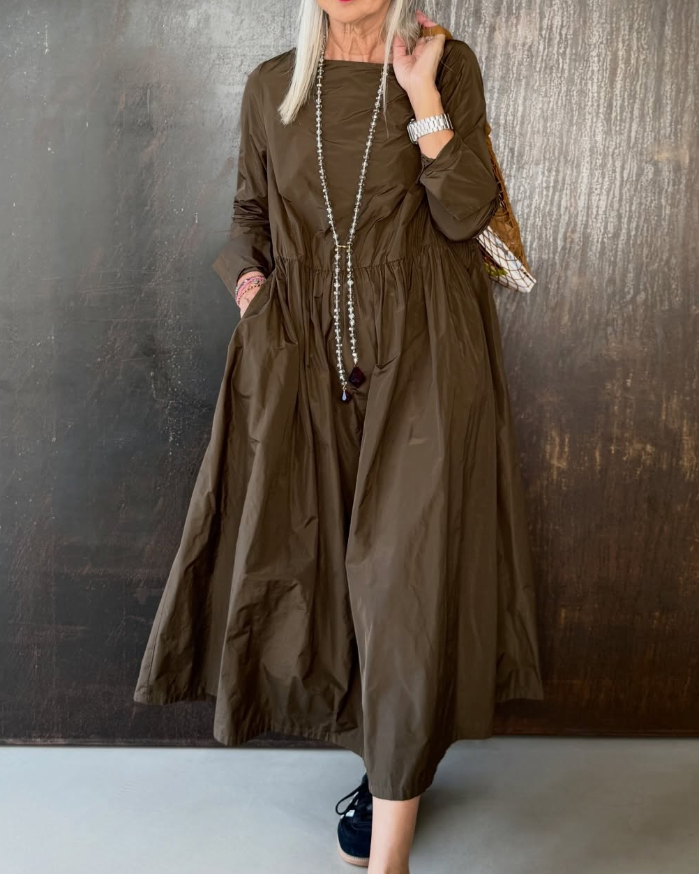 Cotton Oversized Maxi Dress