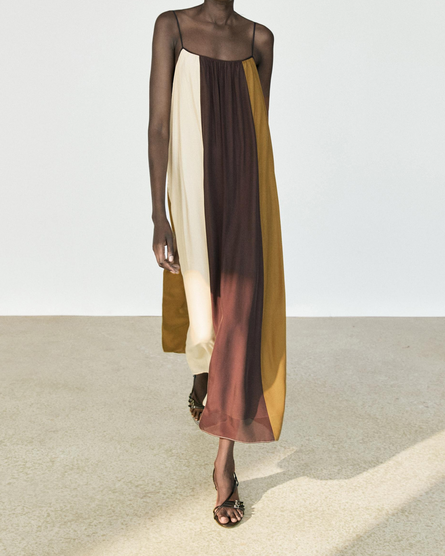 Flowing Strappy Midi Dress