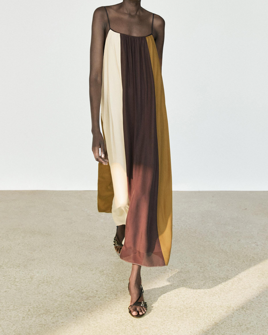 Flowing Strappy Midi Dress